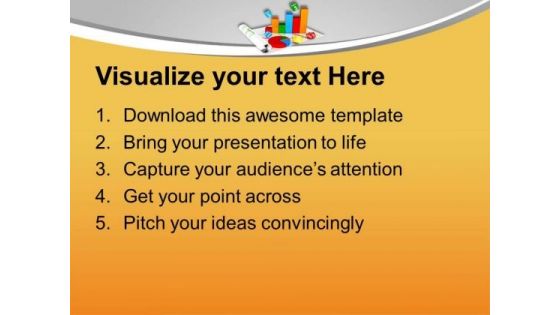 Pie And Bar Graph For Business Strategy PowerPoint Templates Ppt Backgrounds For Slides 0613
