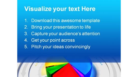 Pie Chart01 Business PowerPoint Background And Template 1210