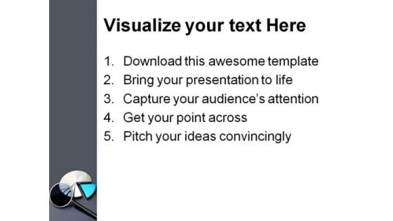 Pie Chart01 Business PowerPoint Template 0810