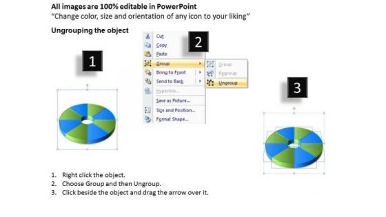 Pie Chart Circular 8 Stages Process Cleaning Service Business Plan PowerPoint Slides