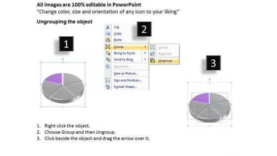 Pie Chart Data Comparisons 5 Stages Ppt Designing Business Plan PowerPoint Templates