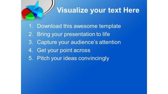 Pie Chart For Business Growth PowerPoint Templates Ppt Backgrounds For Slides 0413