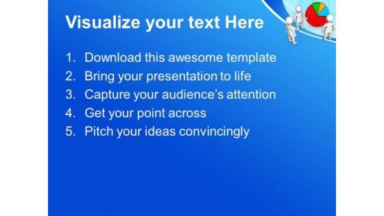 Pie Chart For Business Result Display PowerPoint Templates Ppt Backgrounds For Slides 0513