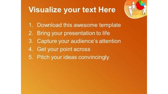 Pie Chart For Business Result PowerPoint Templates Ppt Backgrounds For Slides 0613