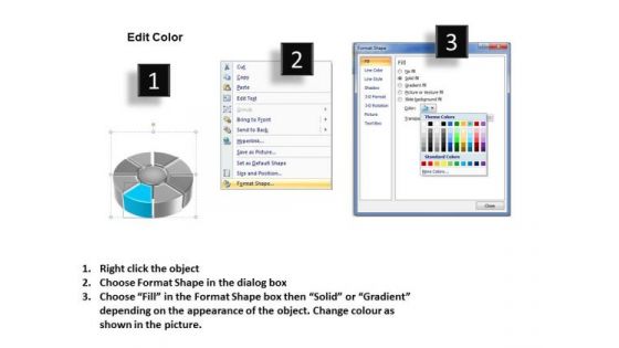 Pie Chart For Data Comparisons 8 Stages Business Plan Downloads PowerPoint Templates