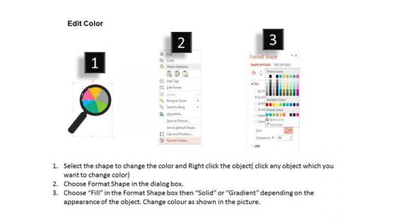 Pie Chart For Financial Ratio Analysis PowerPoint Template