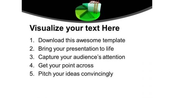 Pie Chart For Goal Achivement PowerPoint Templates Ppt Backgrounds For Slides 0313