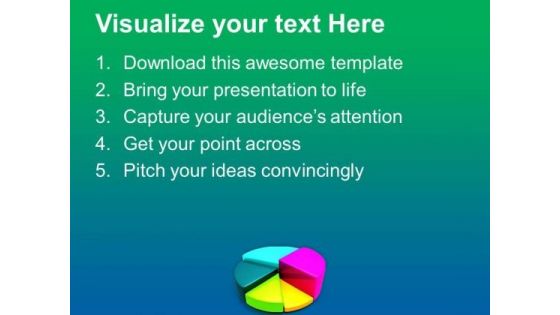 Pie Chart For Market Analysis PowerPoint Templates Ppt Backgrounds For Slides 0513