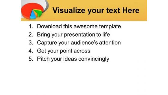Pie Chart For Marketing And Business PowerPoint Templates Ppt Backgrounds For Slides 0413