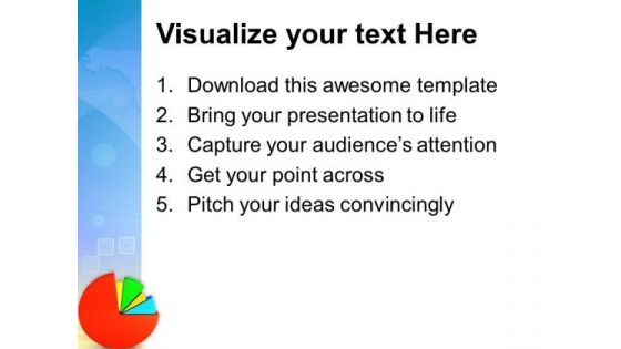 Pie Chart For Marketing And Business Result PowerPoint Templates Ppt Backgrounds For Slides 0413