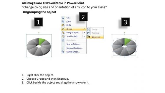 Pie Chart In Business Planning 9 Stages Ppt Writing Plans PowerPoint Templates