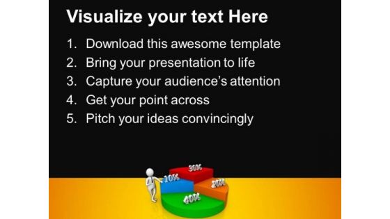 Pie Chart Of Profit Share PowerPoint Templates Ppt Backgrounds For Slides 0713
