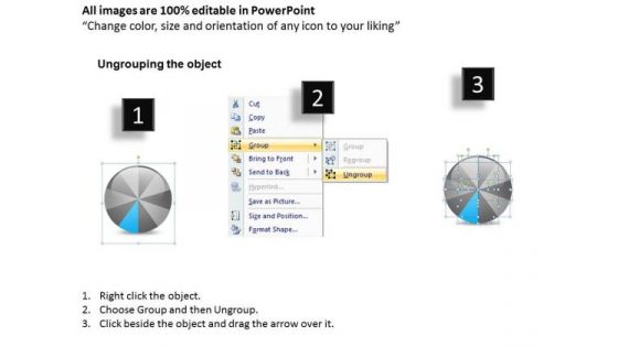 Pie Chart Process 10 Stages Finance Business Plan Form PowerPoint Templates