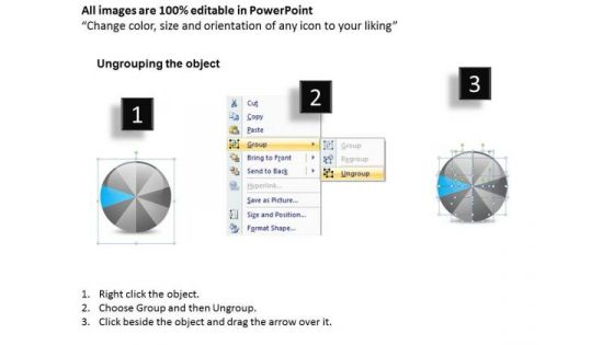 Pie Chart Process 10 Stages Finance Business Plan Sample PowerPoint Templates