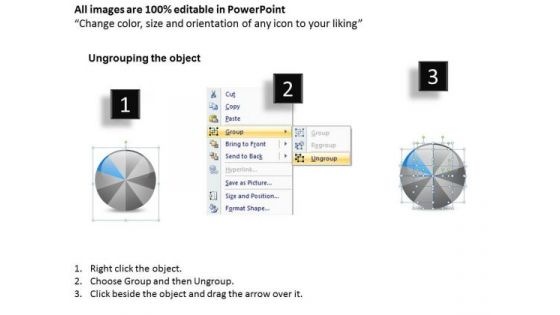 Pie Chart Process 10 Stages Finance Creating Small Business Plan PowerPoint Slides
