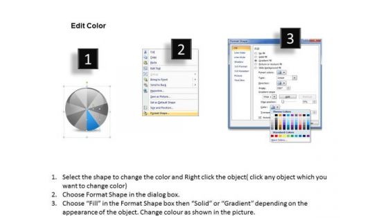 Pie Chart Process 10 Stages Finance Small Business Plan PowerPoint Templates
