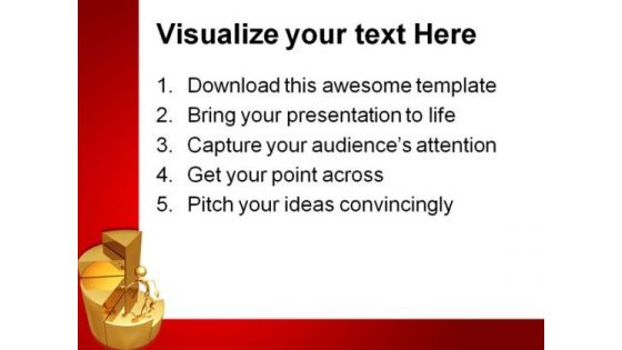 Pie Chart Success PowerPoint Themes And PowerPoint Slides 0811