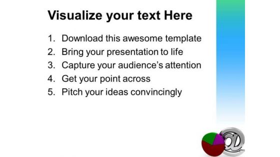 Pie Chart Web Application PowerPoint Templates Ppt Backgrounds For Slides 0413