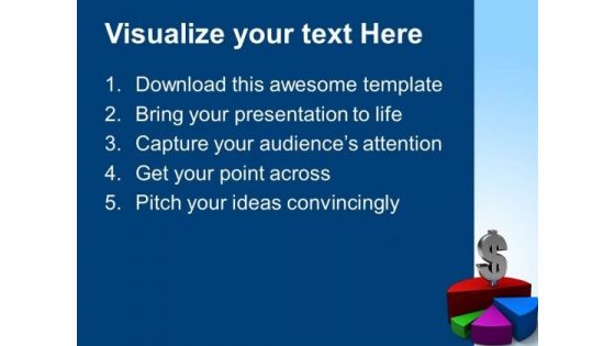 Pie Chart With Dollar Sign Business PowerPoint Templates And PowerPoint Themes 1112