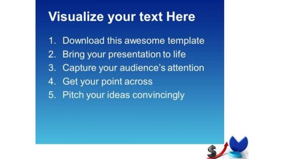 Pie Chart With Dollar Success PowerPoint Templates And PowerPoint Themes 0612