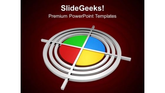 Pie Chart With Four Divisions Sales PowerPoint Templates Ppt Backgrounds For Slides 0113 Pie Chart With Four Divisions Sales PowerPoint Templates Ppt Backgrounds For Slides 0113