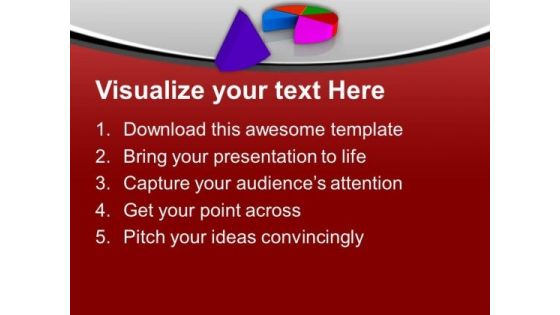Pie Graph For Business And Marketing PowerPoint Templates Ppt Backgrounds For Slides 0413