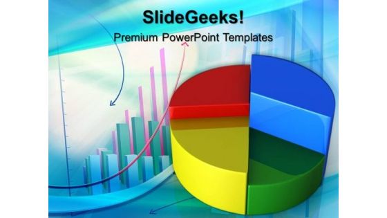 Pie Graph Marketing PowerPoint Templates And PowerPoint Themes 0612