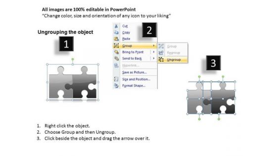 Piece Puzzle Pieces Fitted PowerPoint Slides And Ppt Templates