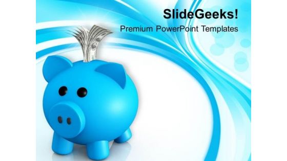 Piggy Bank Money Box PowerPoint Templates Ppt Backgrounds For Slides 0213