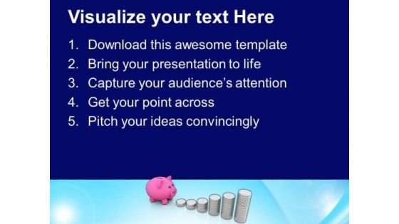 Piggy Bank Money Growth Investment PowerPoint Templates Ppt Backgrounds For Slides 0113