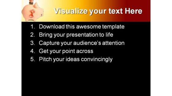 Piggy Bank Money PowerPoint Themes And PowerPoint Slides 0411