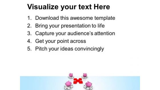 Piggy Banks Money Saving Business PowerPoint Templates And PowerPoint Themes 1012