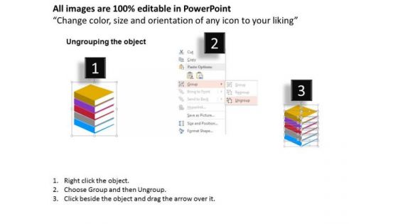 Pile Of Books For Education Presentation Template