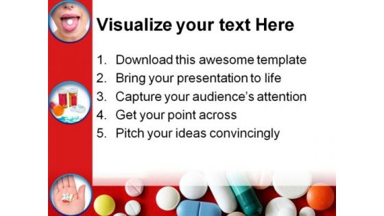 Pills Collage Health PowerPoint Templates And PowerPoint Backgrounds 0411