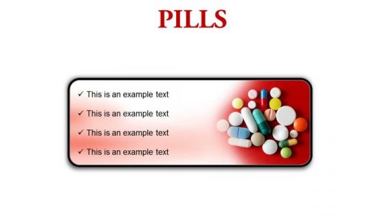 Pills Medical PowerPoint Presentation Slides R