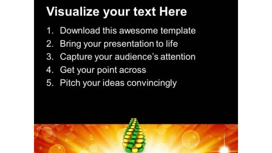 Pine Tree For Christmas PowerPoint Templates Ppt Backgrounds For Slides 0513