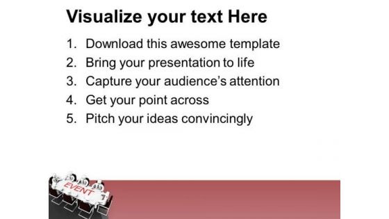 Plan A Event With Group Disscusion Business PowerPoint Templates Ppt Backgrounds For Slides 0413