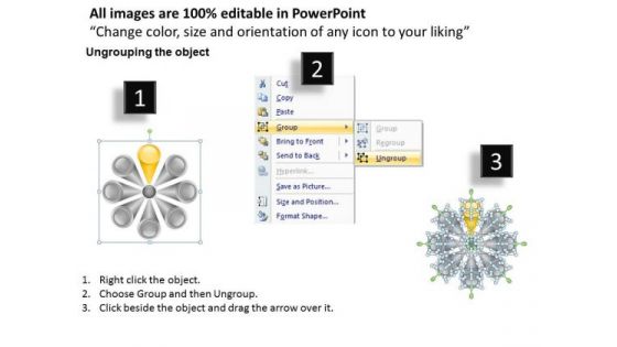 Plan Hub And Spoke Network 8 Stages Business PowerPoint Templates