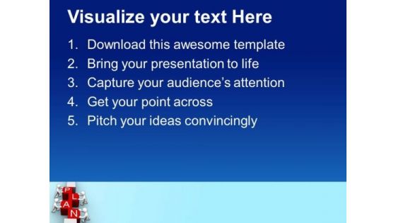 Plan Is Neccesary In Business PowerPoint Templates Ppt Backgrounds For Slides 0513