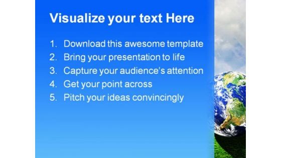 Planet Earth Globe PowerPoint Themes And PowerPoint Slides 0411