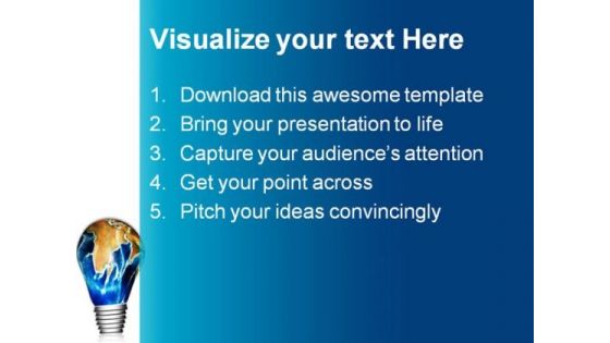Planet Idea Business PowerPoint Templates And PowerPoint Backgrounds 0311