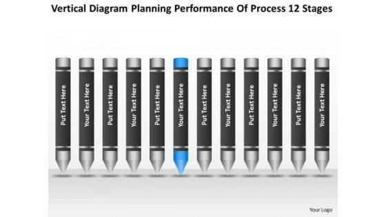 Planning Performance Of Process 12 Stages Ppt Business Template PowerPoint Templates