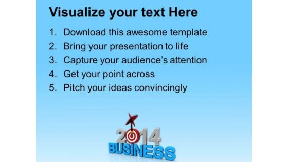Planning Targets For New Year PowerPoint Template 1113