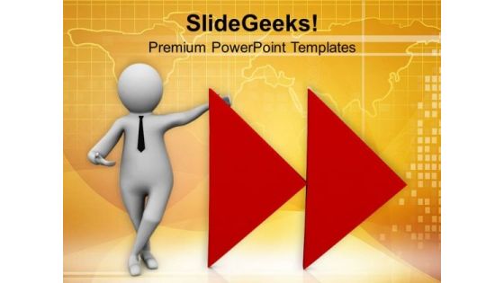 Play Forward For Business Growth PowerPoint Templates Ppt Backgrounds For Slides 0713