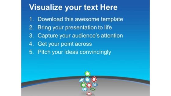 Play The Poker Game PowerPoint Templates Ppt Backgrounds For Slides 0413