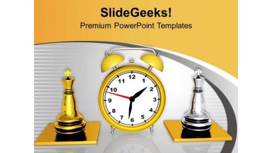 Play Time Bound Chess Game PowerPoint Templates Ppt Backgrounds For Slides 0513