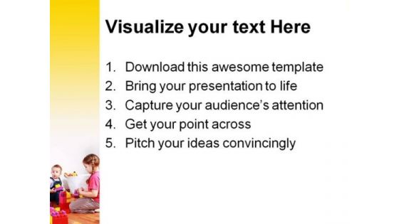 Play Time Education PowerPoint Template 1110