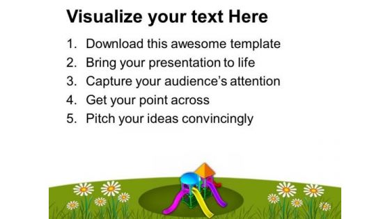 Playground For Childrens PowerPoint Templates Ppt Backgrounds For Slides 0613