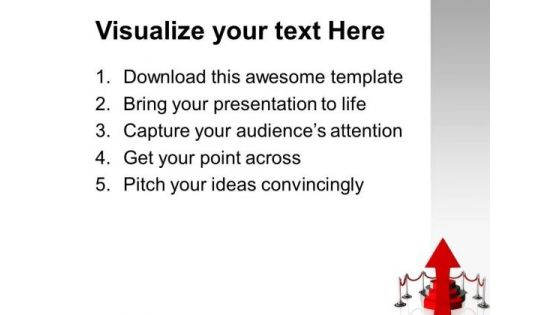 Podium On White Background Is Success PowerPoint Templates Ppt Backgrounds For Slides 0213