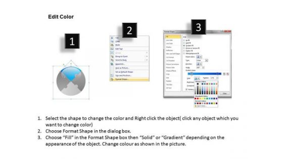 Point Circular Puzzle 4 Pieces PowerPoint Slides And Ppt Diagram Templates